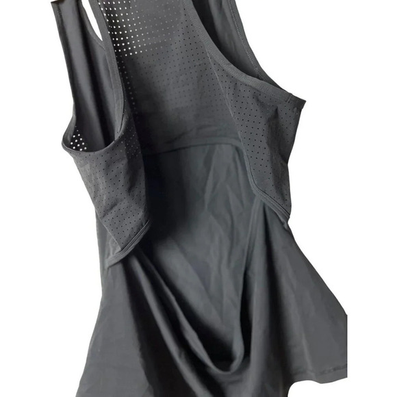 Sweaty Betty Black Open Back Racerback Tank Size 8-10 Medium Breathable Women’s - Picture 4 of 7